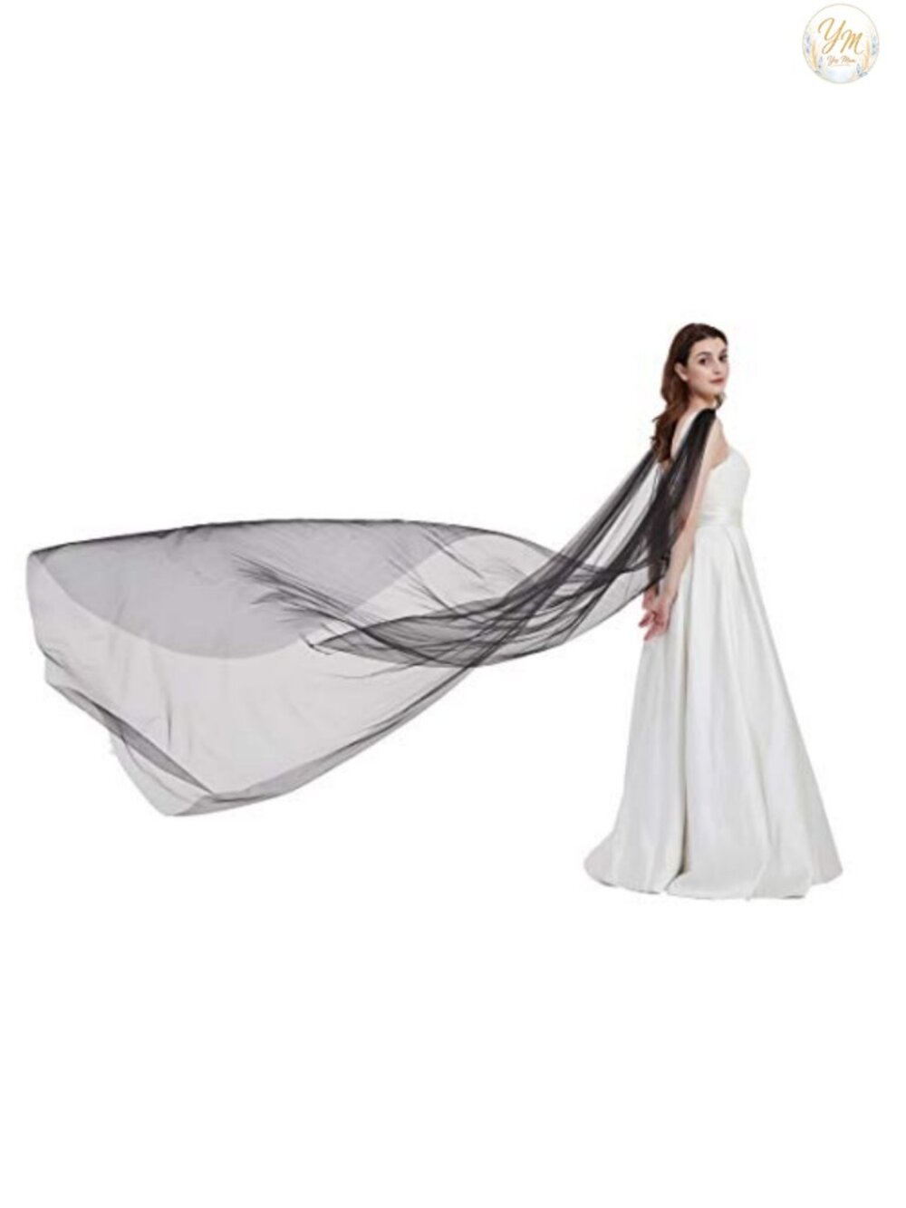 Tulle Shoulder Cape Veil Church Bridal Wedding Gothic